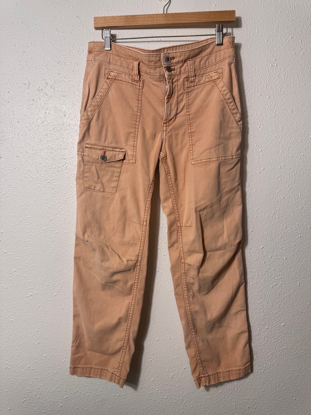 Anthropologie The Wanderer Pink Cargo Pants 27 Utility
